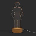 Vintage Girl Skateboards Og Acrylic Lamp Rare    Chocolate