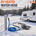 50ft Heated Water Hose For Rv  -45  f Freeze Protection