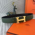 Hermes Classic H Logo Belt In Cowhide Leather