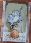 Sarah Minkiewicz Studios  old World Unicorn  Horse Enamel Pin 