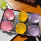 Squishy Squeeze Stress Ball Soft Sensory Fidget Toy For Kids Adults Pink Purple