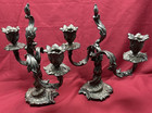 Set Of 2  Vine Leaf   Flower Candelabra Unbranded Creepy Gothic Vibe