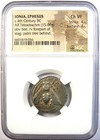 Ionia Ephesus Silver Ar Tetradrachm Bee Stag Silver Coin 300 Bc - Ngc Choice Vf