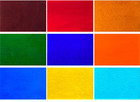 9 Pack Transparent Stained Glass Sheets  4 X 6 Inch Cathedral Glass