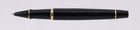Waterman Expert Rollerball Pen Gloss Black With Gold Trim  black Gt 
