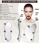 Gua Sha Facial Tools  3 In 1 Stainless Steel Metal Guasha   Eye Cream Applica   