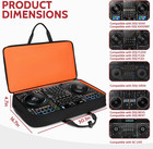 Dj Controller Case With Wheels Compatible With Ddj Flx10  Red