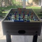 Kettler Foosball Table Gray Made In Italy Red And Blue Players