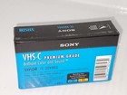 Sony Premium Grade Vhs-c 30 Minute Camcorder Video Cassette Tape  New Sealed 