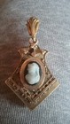 Antique Victorian Mourning Locket  C  Late 19th Century Jewelry Funerary
