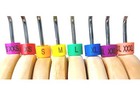 Colored Hanger Sizer Garment Markers  xxs-5xl plastic Size Marker Tags All Sizes