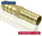 6pcs Brass Hose Barb Fitting  3 8  To 3 8  Barb Splicer Mender Hose Fittings Bra