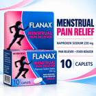 Flanax Menstrual Pain Reliever Naproxen Sodium 220mg 10 Caplets Fever Reducer