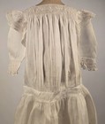 Victorian 19th C Child   s Dress W Hand Embroidery   Lace Fr Museum Deaccession