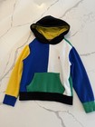 Polo Ralph Lauren Boys Size 8 Colorblock 5pc Set Hoodie Shorts Polo Tee