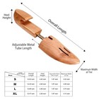 Cedar Wood Shoe Stretcher Tree For Sizes 6 5-14   Adjustable Shoe Trees