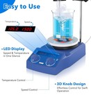 Lab Magnetic Stirrer With Heating Plate 5 Inch Lab Efficient Mixer 100-1500rpm