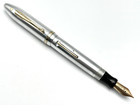Vintage Sheaffer Balance Oversize Sr Stainless Steel Fountain Pen Prototype  14k