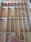 Antique Hamilton Wood Printers Drawer Letterpress Type Tray Shadow Box Display