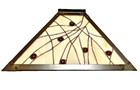 Large Robert Louis Tiffany Mission Style    bexley    Stained Glass Lamp Shade
