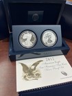 2012 American Silver Eagle San Francisco Two Coin Silver Proof Set