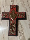 Handcrafted Vintage Mexican Folk Art Milagros Cross