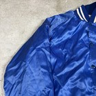 Vintage Anheuser Busch Beer Satin Bomber Varsity Jacket Men   s Size L Usa Made