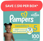 Pampers Swaddlers Baby Diapers Size 5  100 Count