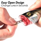 50pcs Fishing Power Clip Fast Clip Surf Angler Clip 25lb 75lb 125lb 175lb
