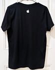 Apple Computer Logo Employee Tee Shirt Orchard Cupertino Ca Black Size Medium