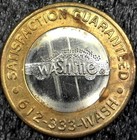 Wash Me Satisfaction Guaranteed 612-333-wash - Carwash Token 25mm  c524 