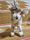 Sweet 1956-60s Steiff Mohair 6 5    renny  Reindeer Plush Toy W tag Nearmint  