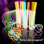 Glow Fever 209pcs Glow Sticks Bulk Party Pack Includes 100 8  Glow Sticks And 10