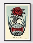 Shepard Fairey Obey Giant    eyes Open    Art Print Poster Signed Offset 24 X 36
