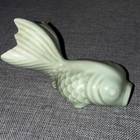 Vintage Rare Thai Celadon Glazed Mint Green Koi Fish Figurine