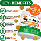 Hemp Hip And Joint Supplement For Dogs   Glucosamine For Dogs   170 Mobility