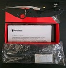 Spyderco Knifecenter Para 3  Smooth Black G10 - Blk Dlc  Cpm Cruwear 