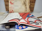 Nos 1957 Douglas Fir Plywood Patterns Santa Claus  Reindeer  Sleigh  Singers Etc