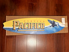 Pacifico Beer Surfboard Metal Advertising Sign 36 x10  Tin Tacker Cabo Mexico 3 