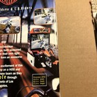 Original  11 By 8    Harley Davidson Sega 1998 Game Video Arcade Game Flyer
