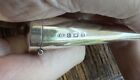 Antique Sterling Silver English Pin Needle Case Etui Chatelaine 1907 Sewing
