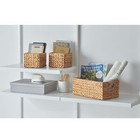 Better Homes   Gardens 3-piece Woven Natural Water Hyacinth Storage Basket Set