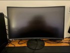 Curved 27  Fhd 1080p 75hz Led Monitor Hdmi Vga Build-in Speakers  Edge-less M   
