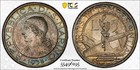 Ms65 1938-r San Marino Silver 5 Lire  Pcgs Trueview- Beautifully Toned