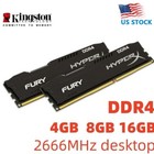 Fury Ddr4 8gb 16gb 4gb 32gb 2666mhz Pc4-21300 Desktop Ram Memory Dimm 288