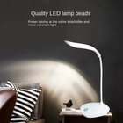 Led Desk Light Dimmable Bedside Reading Night Lamp Usb Rechargeable Touch Sensor