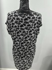 Michael Michael Kors Women   s L Black white Floral Print Scoop Neck T-shirt Top