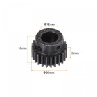 1mod 24t Pinion Gear 12mm Bore Hardened Steel Motor Rack Spur Gear With Step For