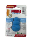 Kong Puppy Natural Teething Rubber Chew Toy For Dogs Extra Small X Small Blue