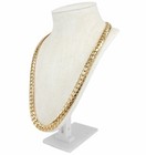 Mens Miami Cuban Link Chain 10mm Width 24  30  Inch Necklace 14k Gold Plated
